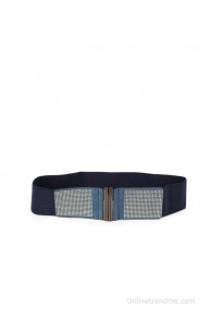 Vinenzia Navy Non Leather Women Belt